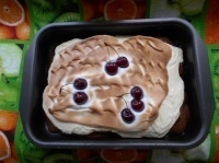 Именинный пирог с творогом