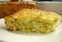 Запеканка из творога и кабачков