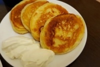 Кукурузные оладьи (безглютеновая выпечка)