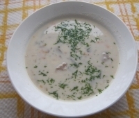 Сырный суп с грибами