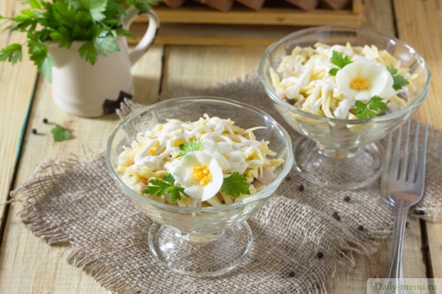 Салат с сельдью