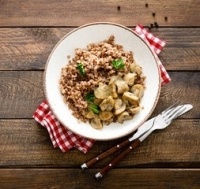 Гречневая каша с грибами