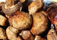 Шампиньоны на мангале