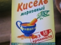 Кисель морковный