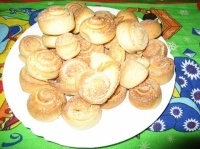 "Ракушки" из творожного теста