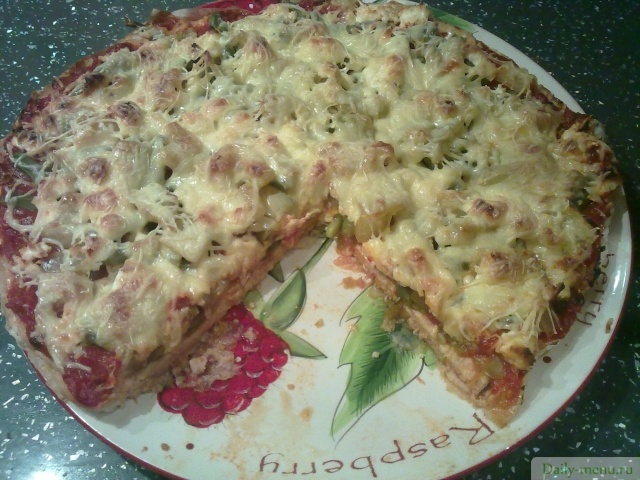 Пицца по-новому Пицца без муки